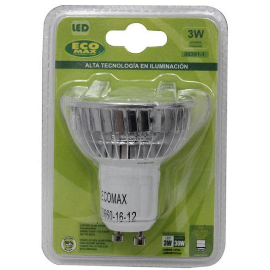 BOMBILLO LED GU10 3W 100-277V 3000K