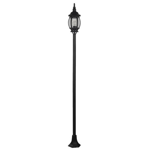LAMP. EXT. POSTE NEGRO 1L E27 100W