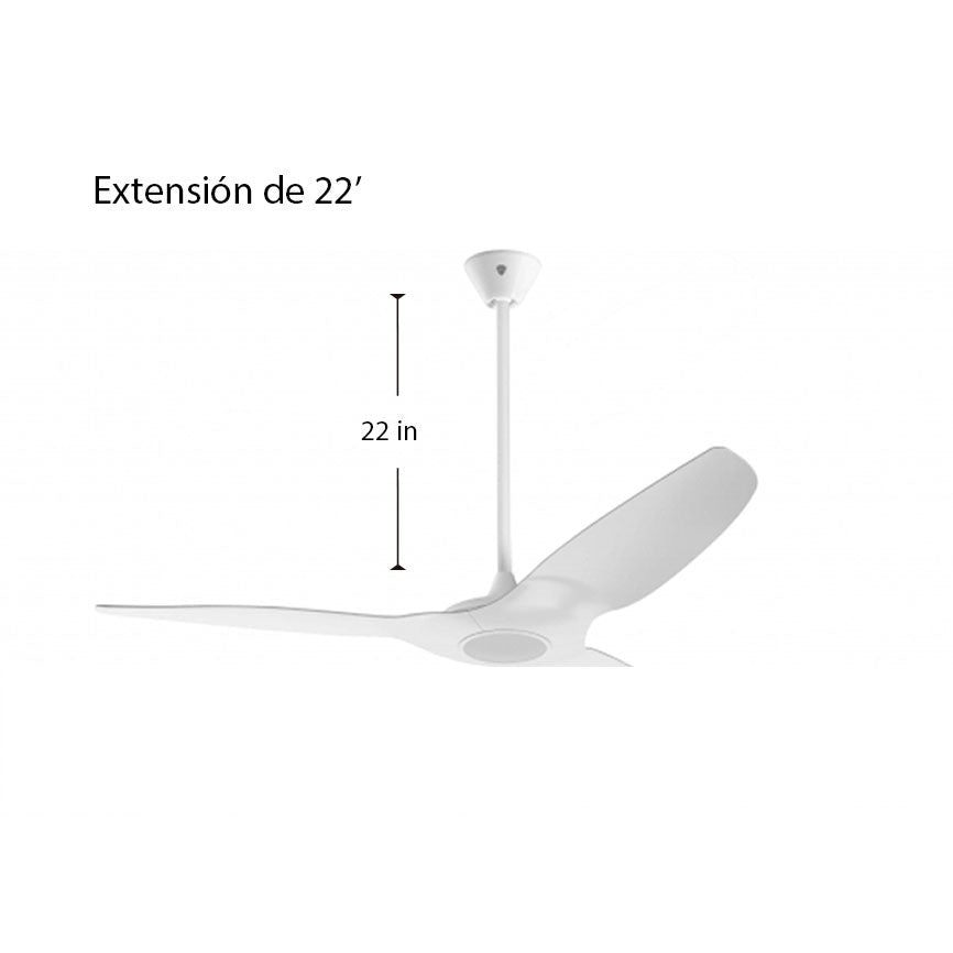EXTENSIÓN HAYKU L BARRA DE 22' BLANCO