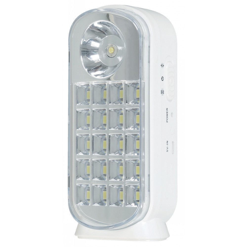 LAMP. LED DE EMERGENCIA BLANCO 1.5W 5V 6500K RECARGABLE