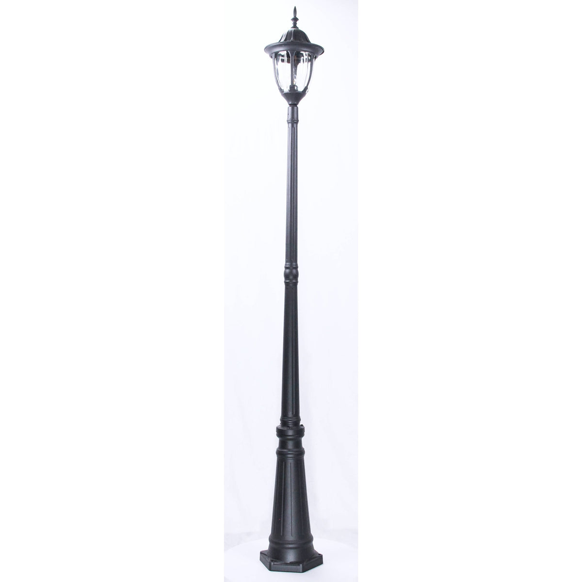 Lámpara Exterior Poste Negro 1L E27 100W