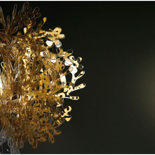 LAMP. PARED MINI FIORELLA DORADO 1L E14 6W DIM