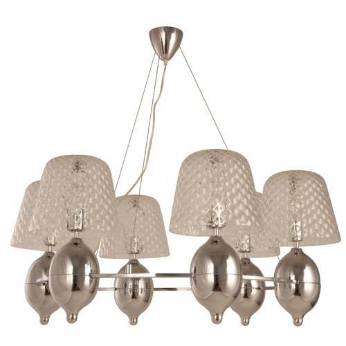 LAMP. TECHO CROMO 6L E27 60W