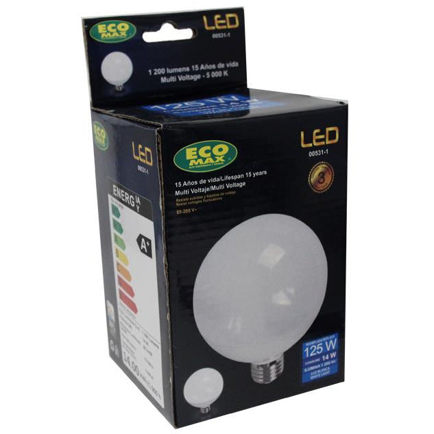 BOMBILLO LED G95 E27 14W 85-265V 5000K