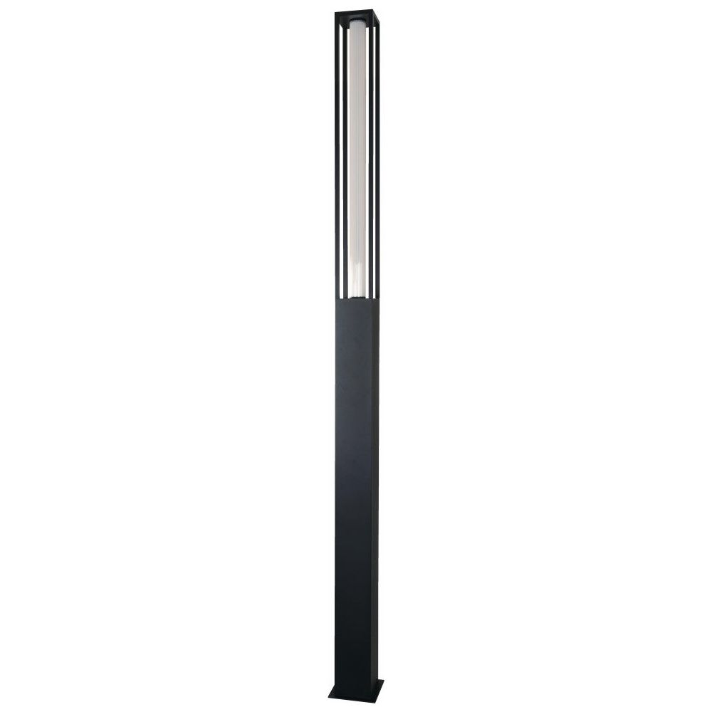 LAMP. LED EXT. DE POSTE NEGRO 25W 100-240V 3000K