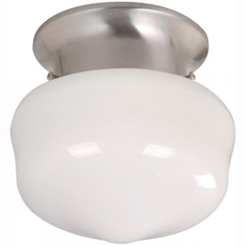 LAMP. TECHO NIQUEL SATINADO 1L E27 60W