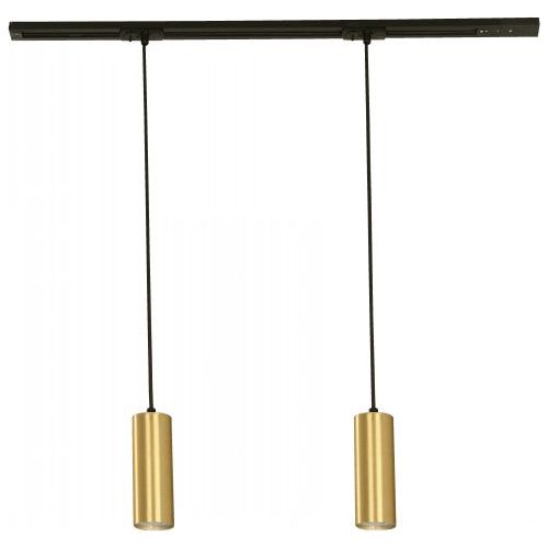 LAMP. DE RIEL BRONCE 2L SOCKET GU10 2 PIEZAS