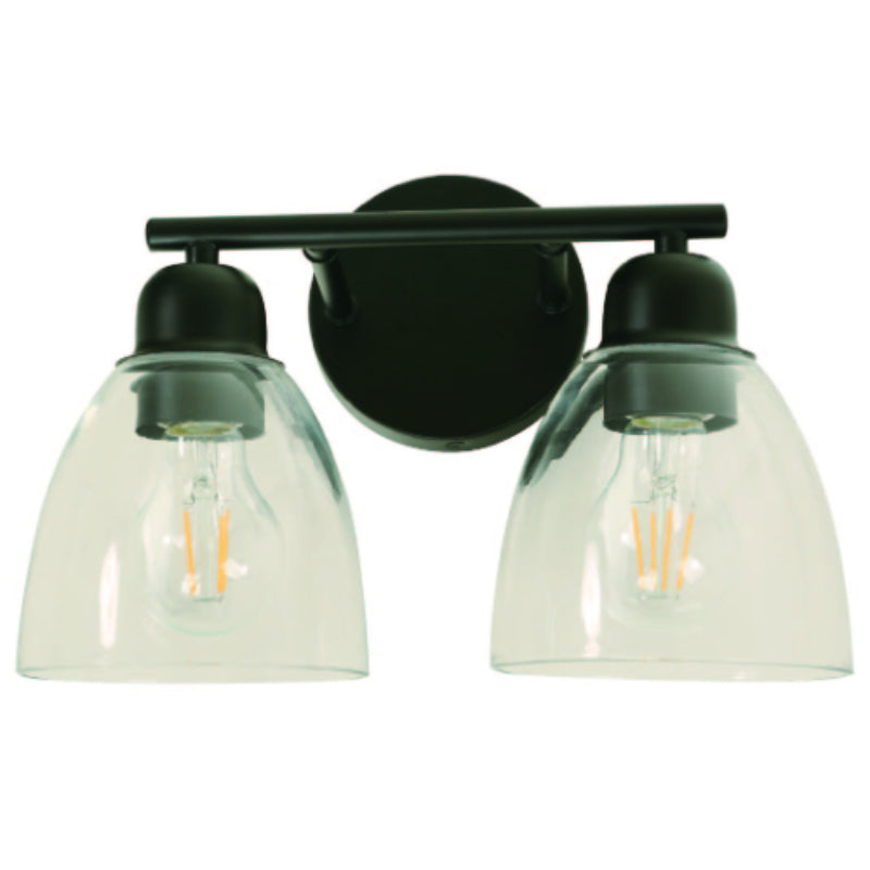 LAMP. DE PARED NEGRO 2L E27 40W