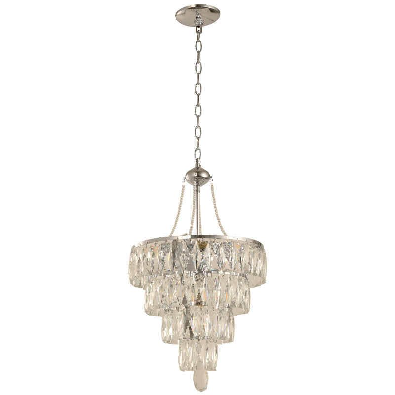 LAMP. COLGANTE CROMO 6L E12 60W