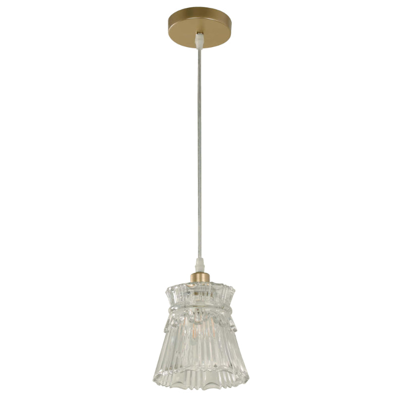 LAMP. TECHO DORADO 1L E14 40W