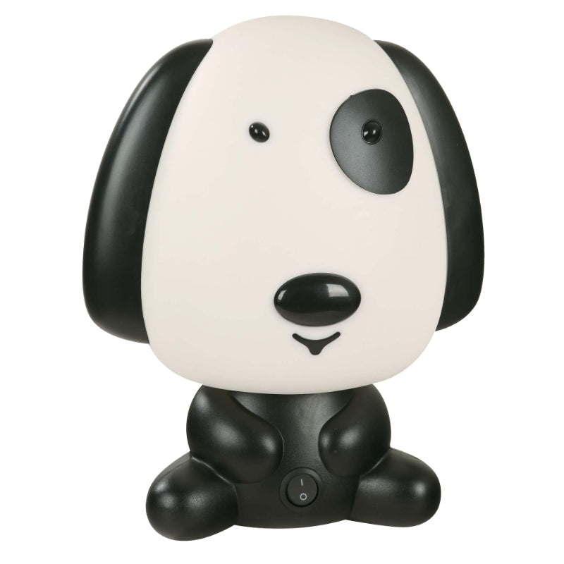 LAMP. DE MESA KIDDY BLANCO Y NEGRO 1L E14 9W
