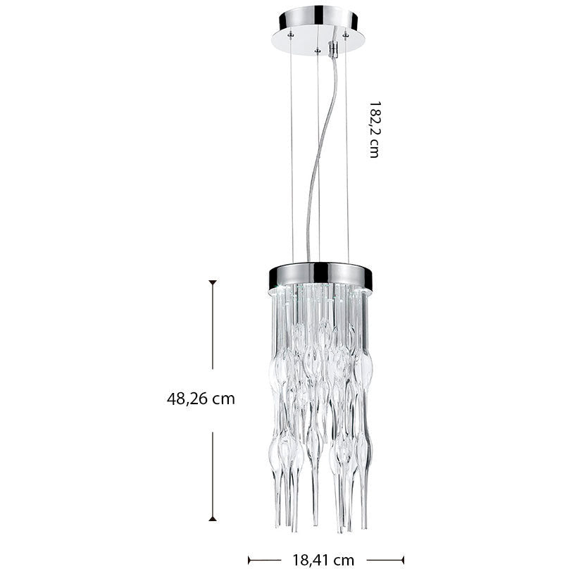 LAMP. LED MINI PENDANT VIPER 8L 1W 120V 3500K