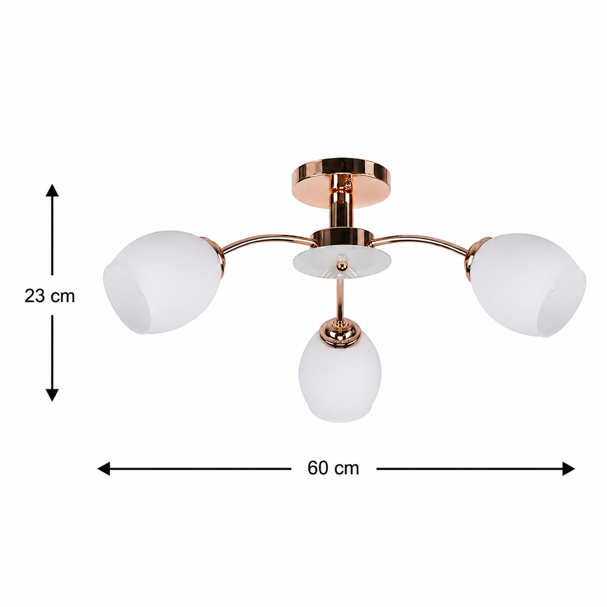 LAMP. TECHO DORADO 3L E27 40W