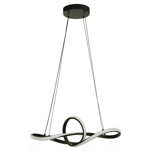 LAMP. LED COLGANTE NEGRO 18W 100-240V 3000/4000/6500K
