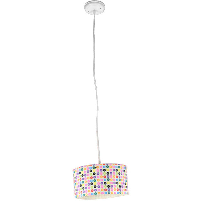 LAMP. COLGANTE BLANCO 1L E27 60W