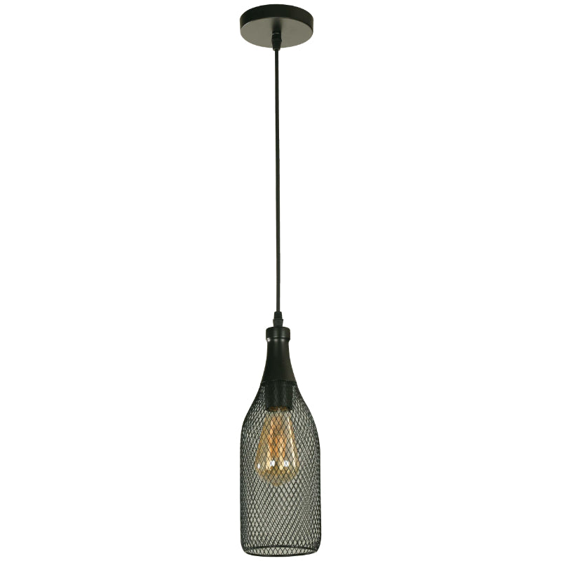 LAMP. TECHO NEGRO 1L E27 60W