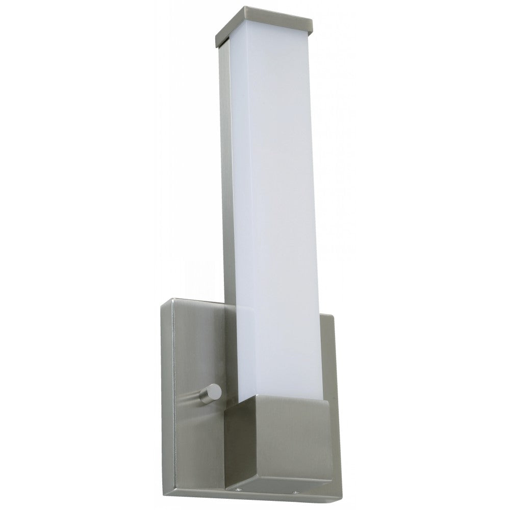 LAMP. LED DE BAÑO DE PARED NIQUEL 15W 120V 2700/3000K/3500/4000/5000K CCT EN LA BASE