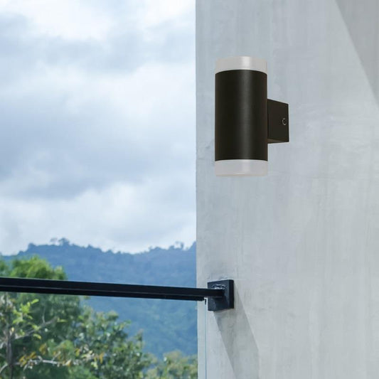 Lámpara Led Exterior Pared Negro 2L 4W 100-240V 4000K