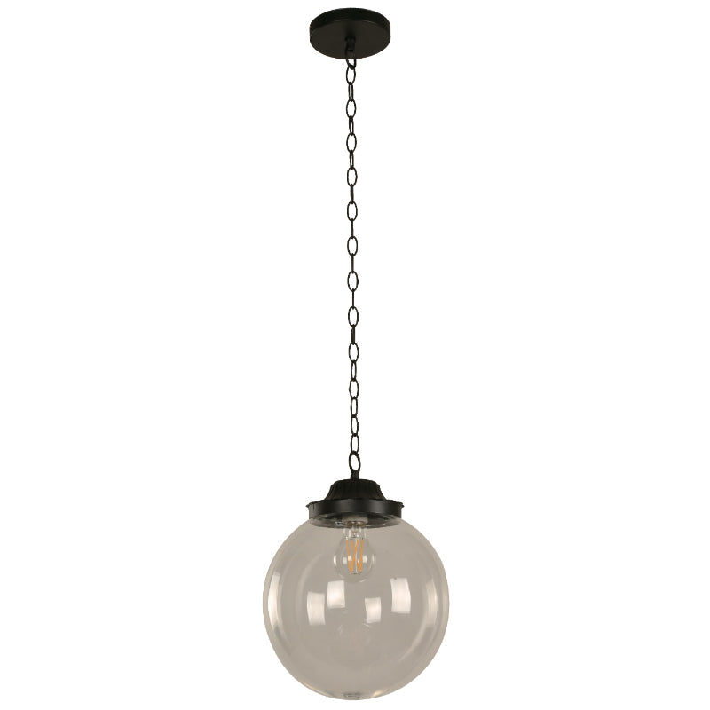 LAMP. EXT. COLGANTE NEGRO 1L E27 25W
