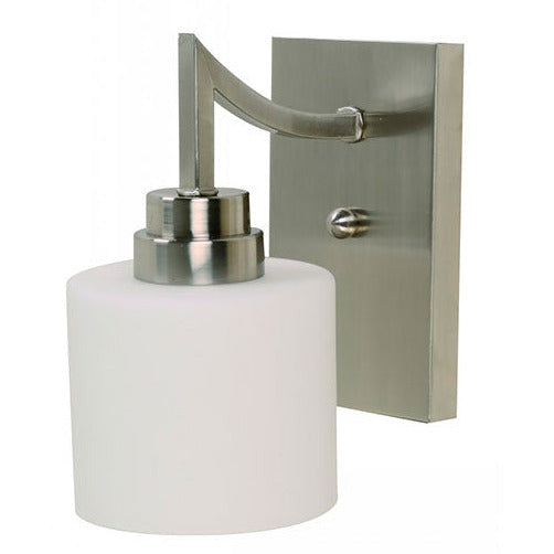 LAMP. PARED NÍQUEL SATINADO 1L E27 60W