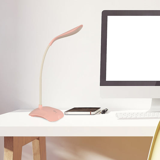 LAMP. LED ESCRITORIO ROSADO 1L 2W 5V 6500K (TOQUE, CON USB)