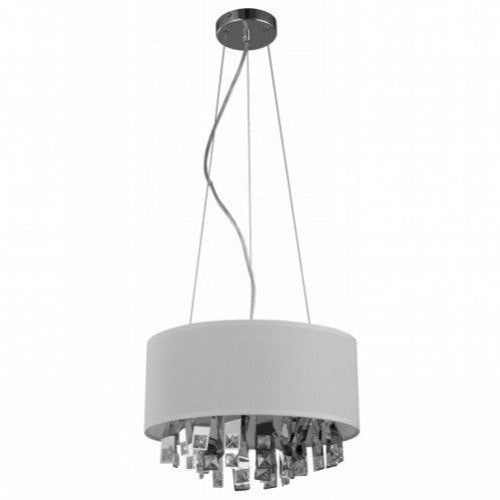 LAMP. TECHO CROMO 4L E14 40W