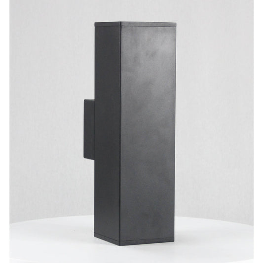 Lámpara Exterior Pared Negro 2L E27 75W