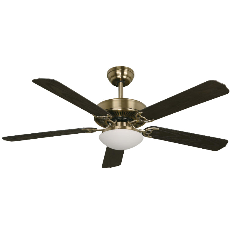 VENTILADOR DE TECHO BRONCE 52" DC 2L E27 10W 120V CONTROL REMOTO