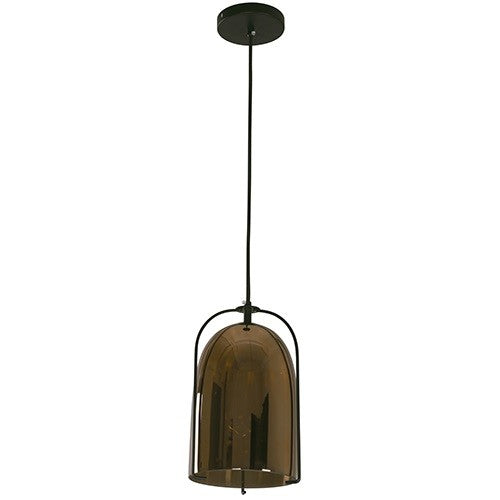 LAMP. COLGANTE NEGRO 1L E27 40W