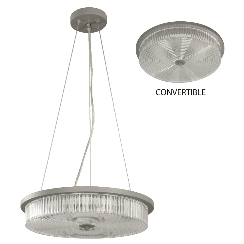 LAMP. LED DE TECHO GRIS 26W 100-240V 3000-4000-6000K