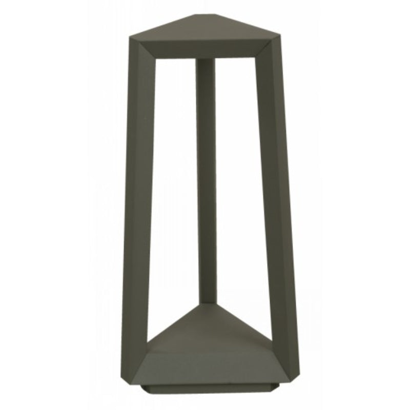 LAMP. LED EXT. DE POSTE GRIS 12W 100-240V 3000K