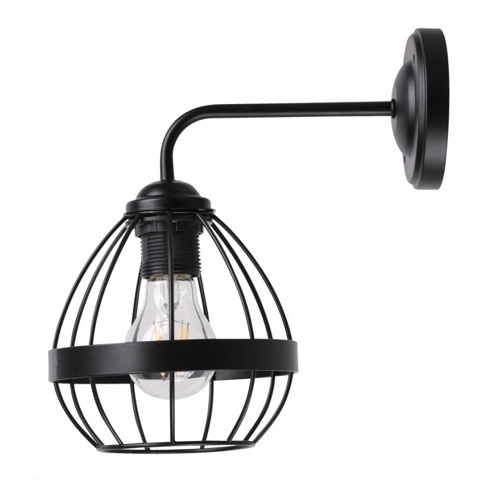 LAMP. PARED NEGRO 1L E27 60W