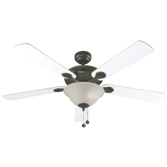 VENTILADOR DE TECHO 52" NEGRO 2L E27 40W