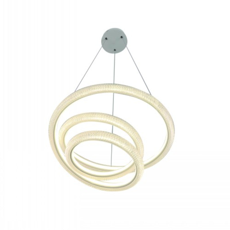 LAMP. LED COLGANTE BLANCO Y MADERA 78W 100-240V 4000K