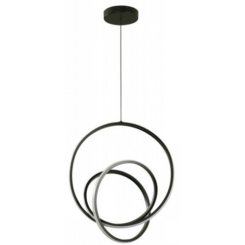 LAMP. LED COLGANTE NEGRO 36W 100-240V 3000K