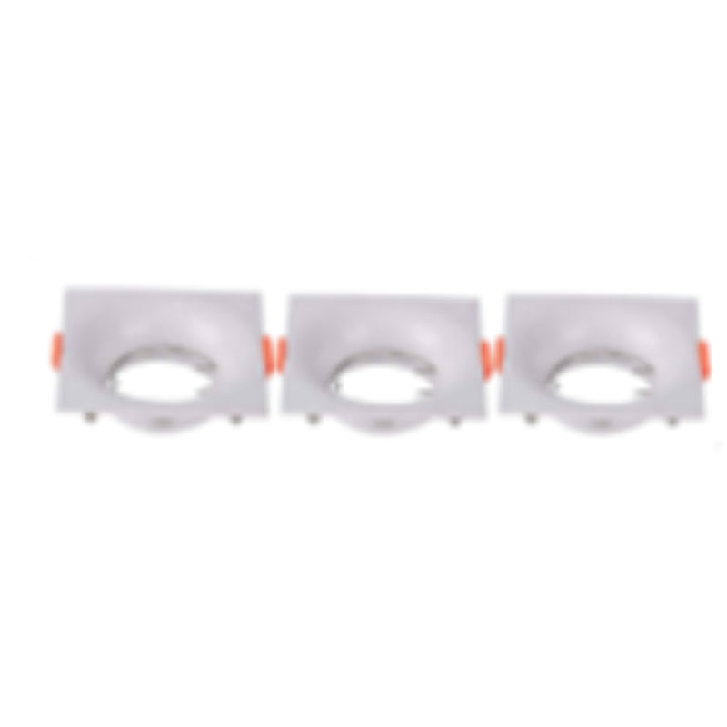 LAMP. EMPOTRABLE BLANCO 1L GU10 7W 3 PIEZAS
