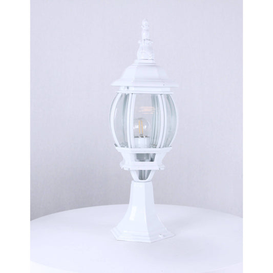 LAMP. EXT. POSTE BLANCO 1L E27 100W