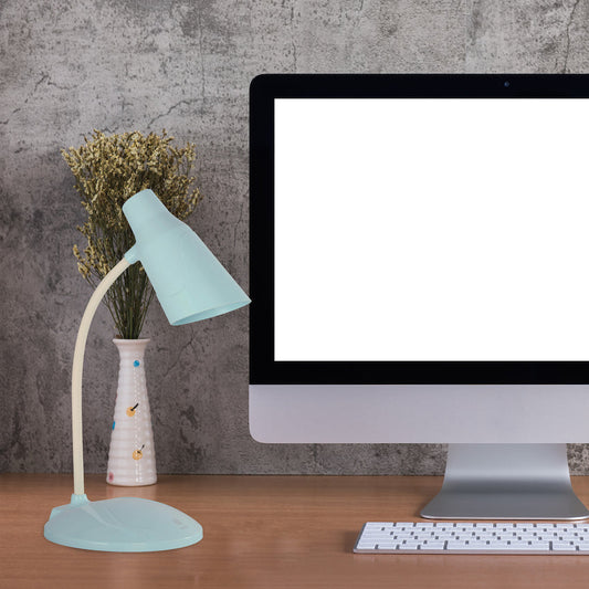LAMP. LED ESCRITORIO AZUL 1L 3W 5V 5500K (TOQUE, CON USB)