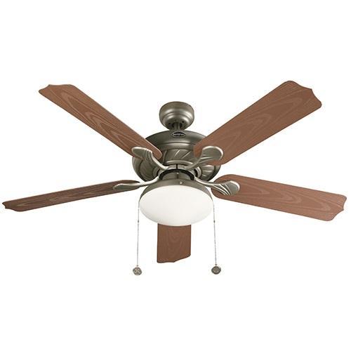 VENTILADOR EXTERIOR DE TECHO 52" GRIS 2L E27 60W