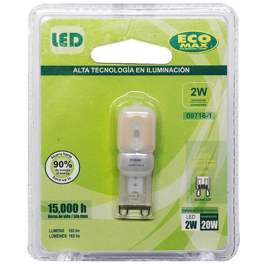 BOMBILLO LED G9 2W 120V 3000K