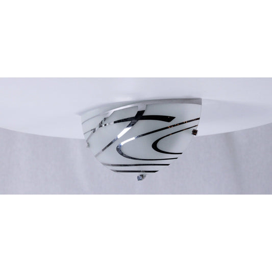 LAMP. PARED BLANCO CROMO 1L E27 60W
