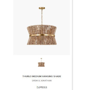 LAMP. COLGANTE THURLO LARGE BRONCE SATINAO 3L E27 75W