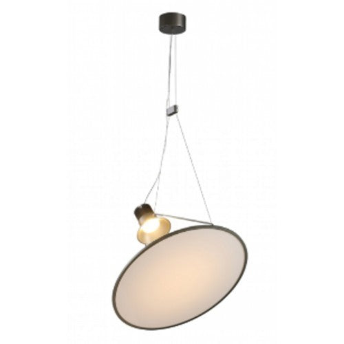 LAMP. LED COLGANTE GRIS NIQUEL 22W 100-240V 3000K