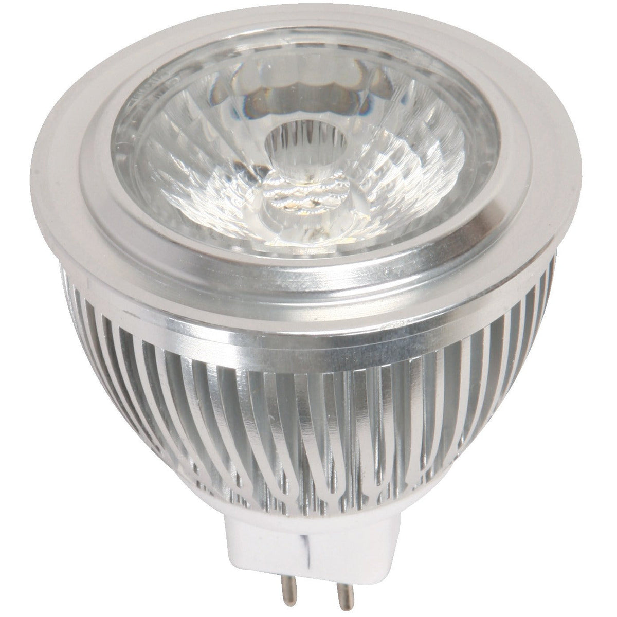 BOMBILLO LED MR16 5W 100-277V 5000K ACABADO EN PLATEADO