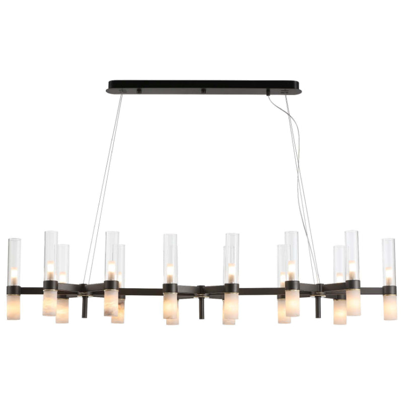 LAMP. COLGANTE NEGRO 28L G9 3W