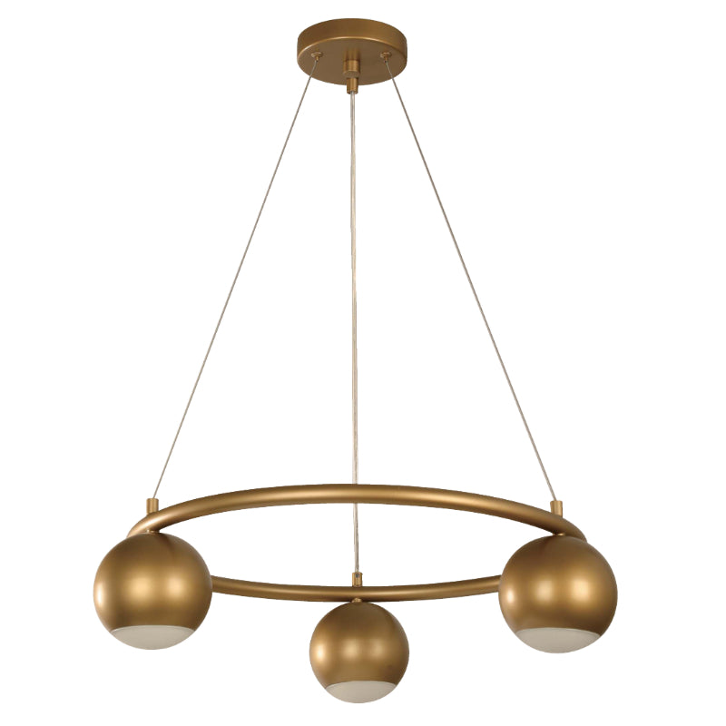 Lámpara Colgante Bronce 3L Gu10 8W