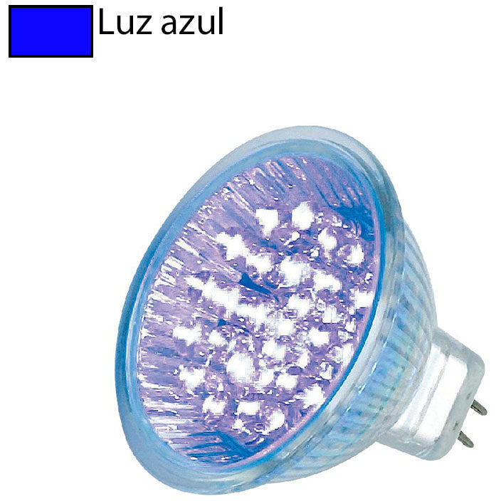 BOMBILLO LED MR16 127V AZUL BRILLANTE
