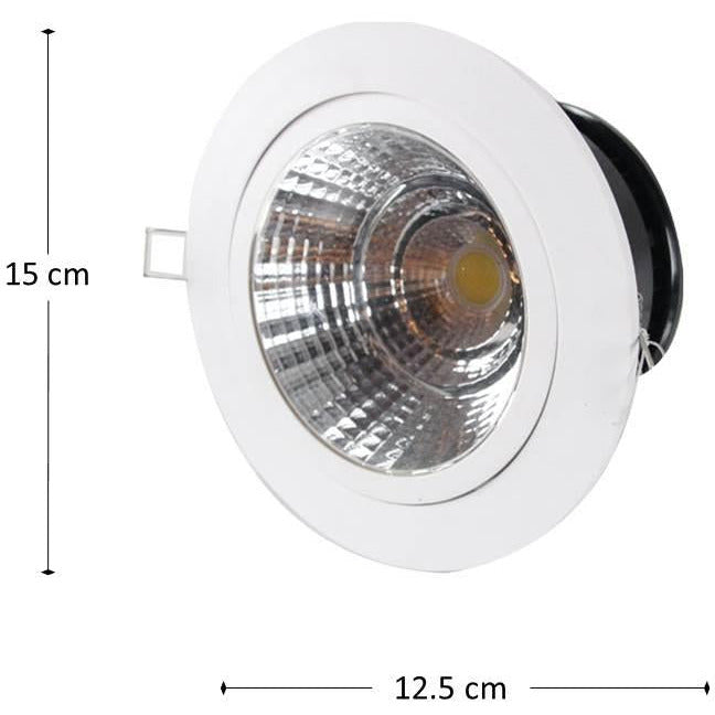 LAMP. LED TECHO BLANCO 1L 18W 6500K