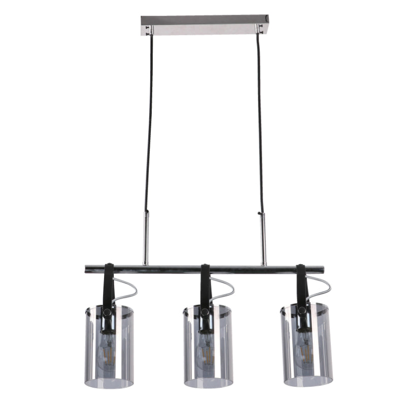 Lámpara Colgante Cromo 3L E27 60W