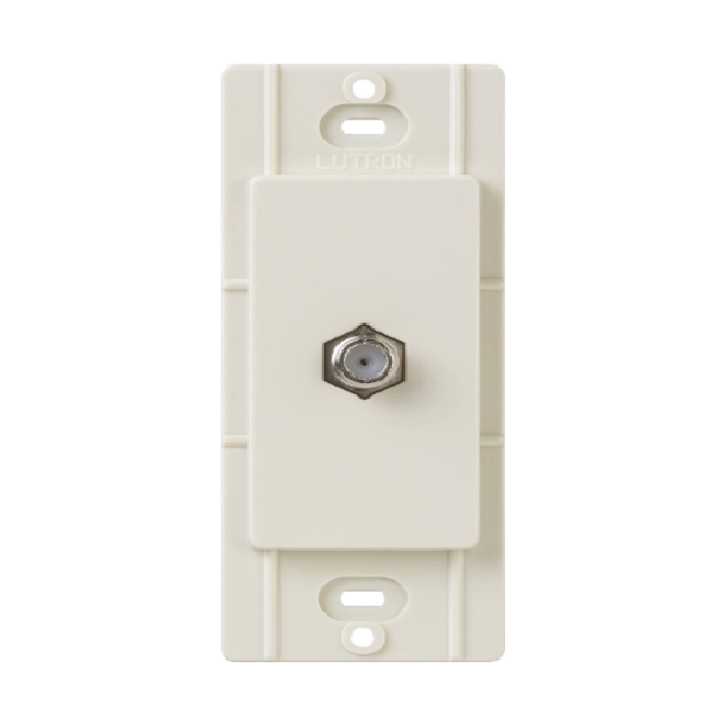 SALIDA DE CABLE PARA TELEVISIÓN (ALMENDRA CLARO 75 OHM)